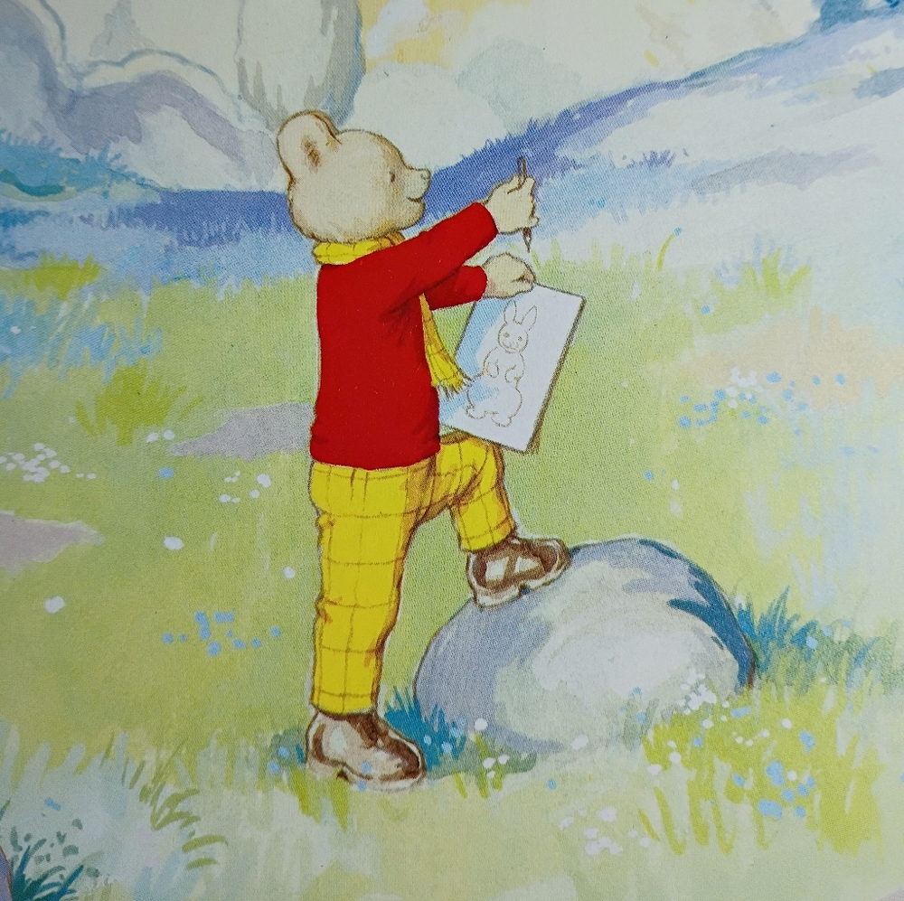 NEW Vintage 1988 UK Rupert Illustrated Storybook - Picture 13 of 14